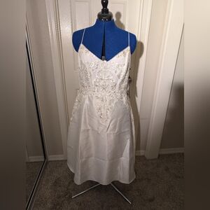 Adrianna Papell White Dress